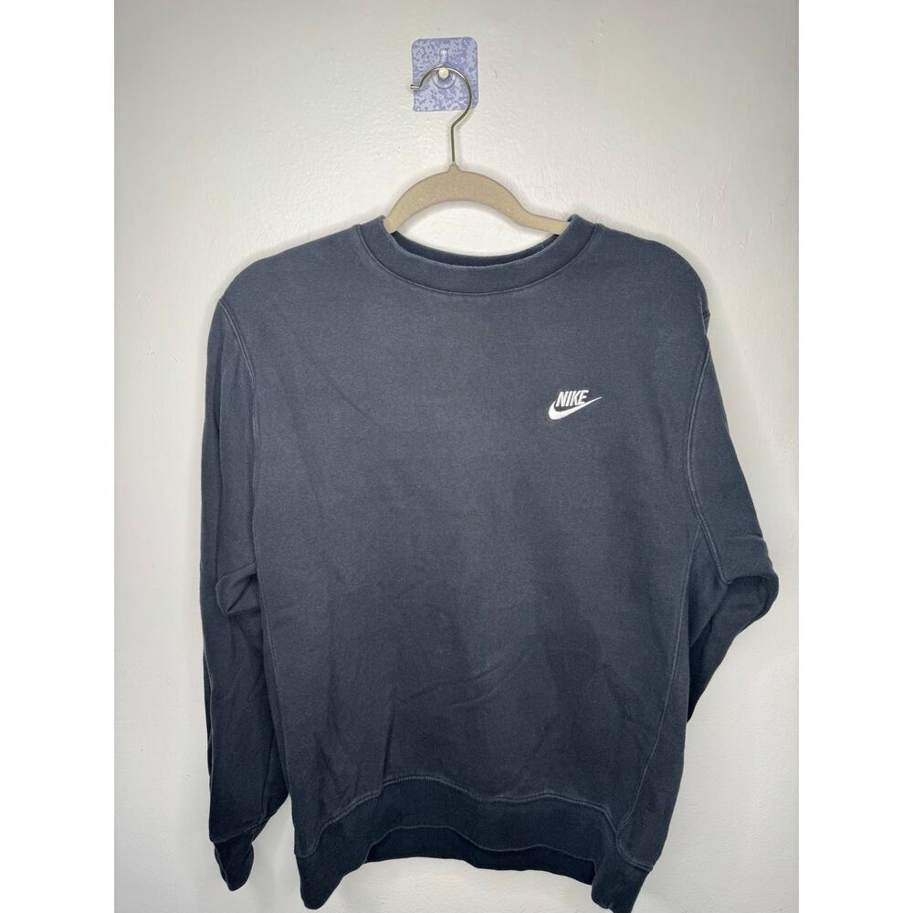 Nike Swoosh Embroidered Faded Sweatshirt – Size S